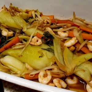 Prawn and Pak Choi Stir-Fry