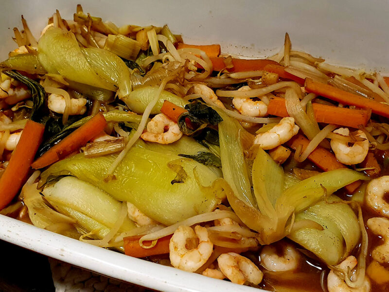 Prawn and Pak Choi Stir-Fry