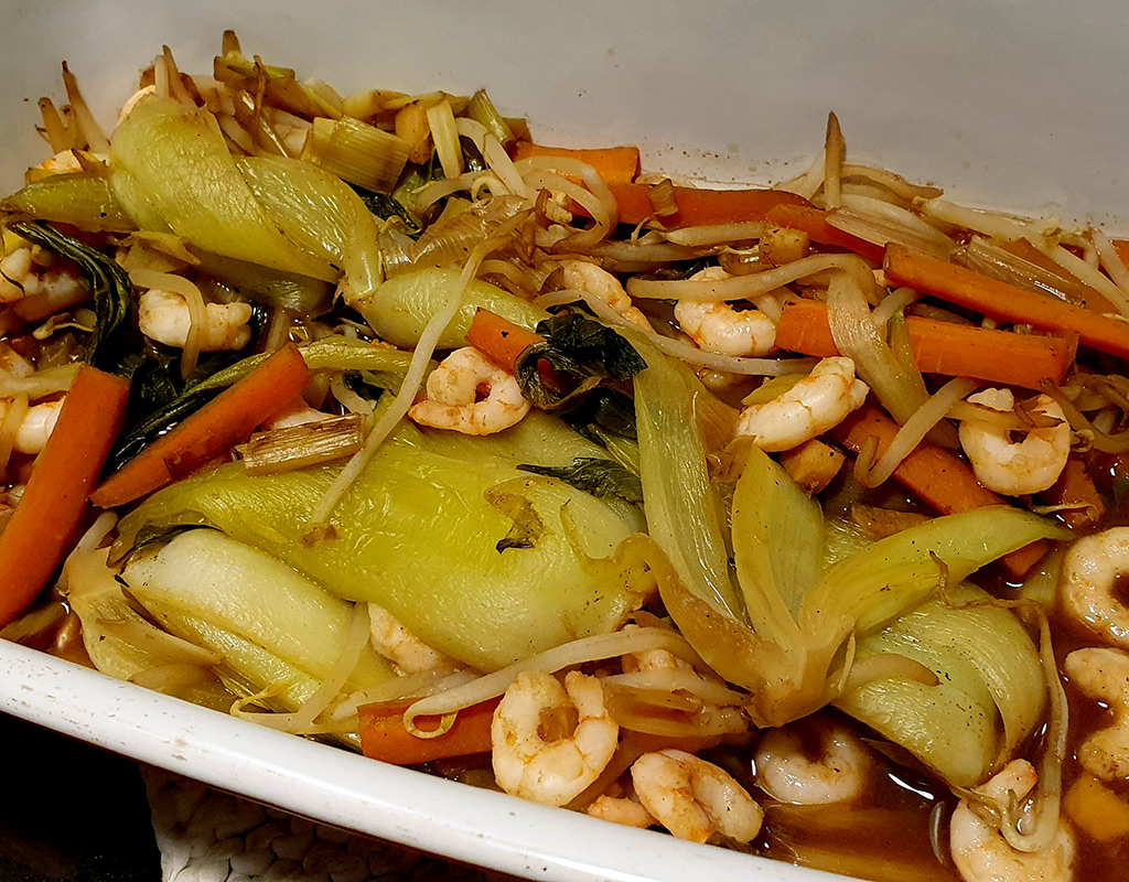 Prawn and Pak Choi Stir-Fry
