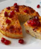 Baked Cottage Cheese with Pomegranate