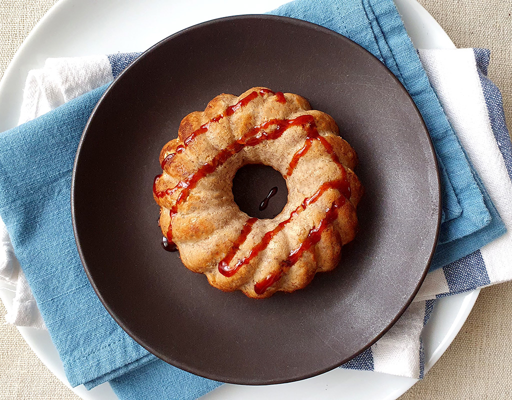 Coconut and Banana Mini Bundt Cakes