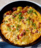 Leek and Chorizo Omelette