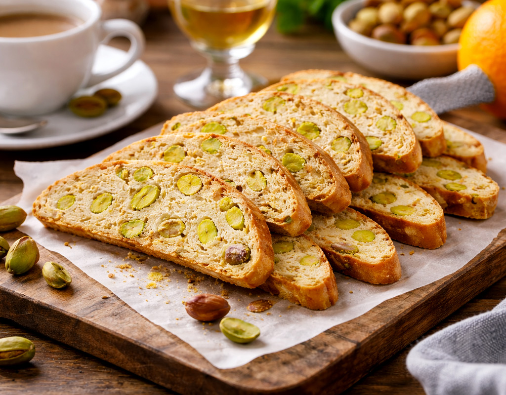 Pistachio Biscotti
