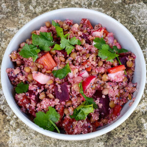 Quinoa, Lentil and Beetroot Salad