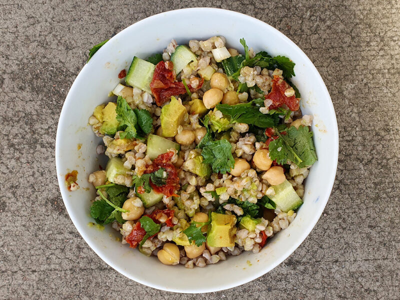 Buckwheat and Avocado Salad