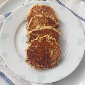 Cottage Cheese Oat Pancakes with Poppy Seeds