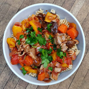 Duck Liver and Shiitake Ragu