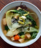 Miso Soup with Bok Choy and Tempeh