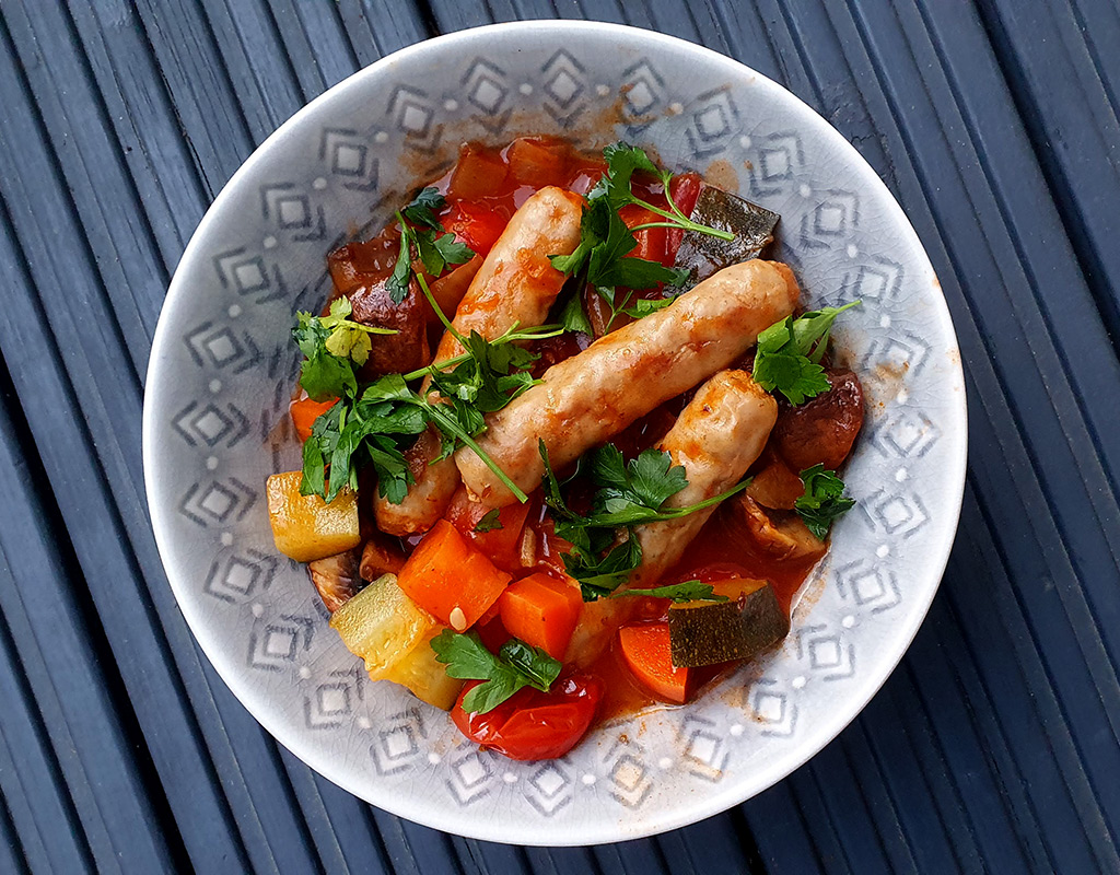 Sausage and Vegetable Casserole