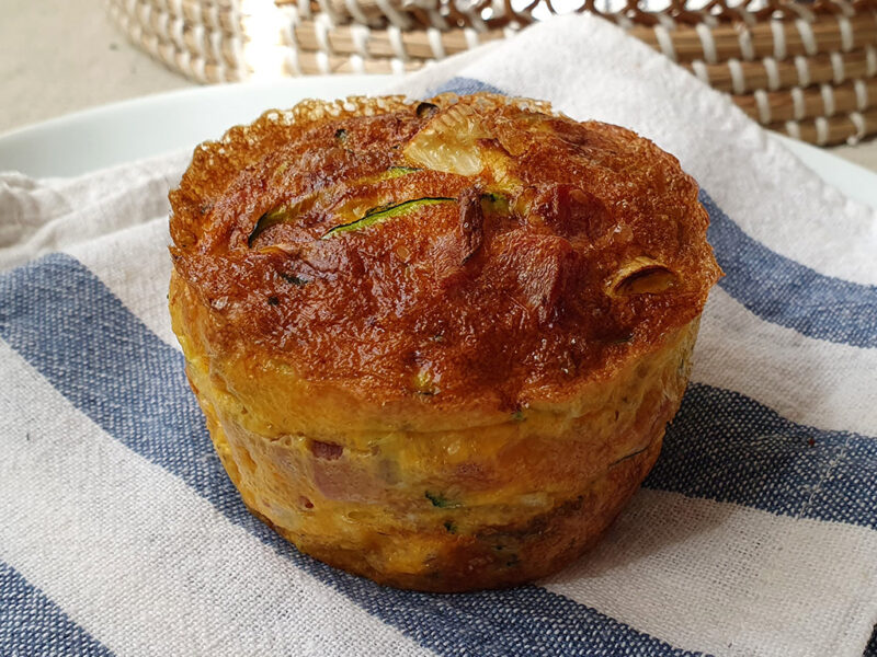 Speck and Mozzarella Egg Muffins