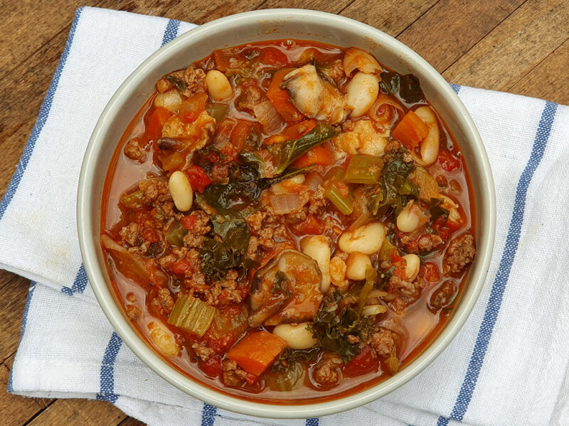 Venison and Bean Ragu