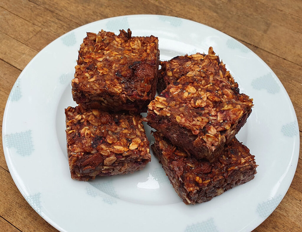 Blackberry Chocolate Oat Bars