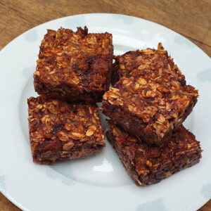 Blackberry Chocolate Oat Bars