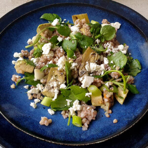 Buckwheat and Artichoke Salad