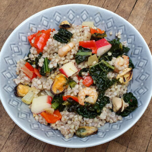 Buckwheat Seafood Bowl