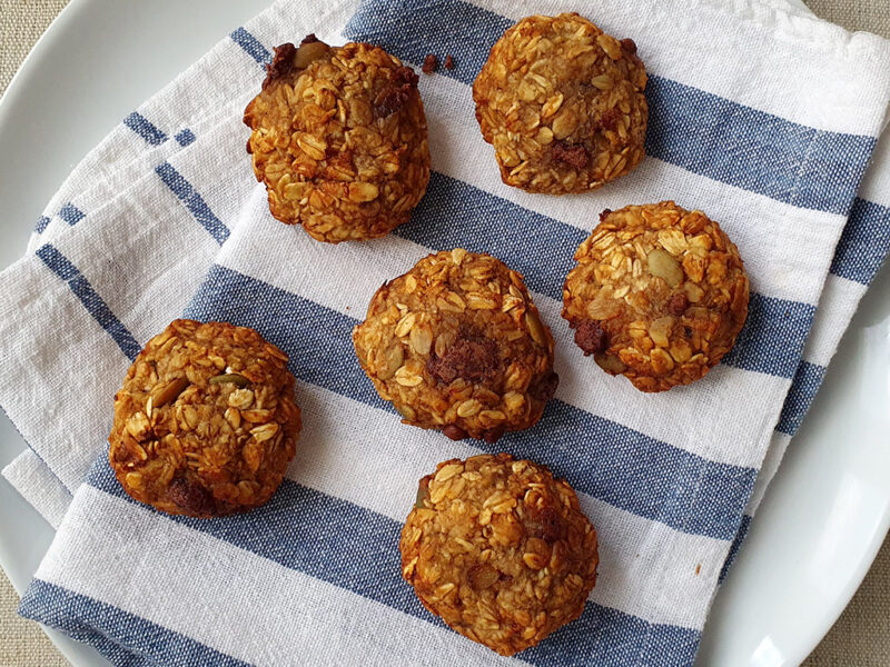 Chocolate Oat Seed Cookies