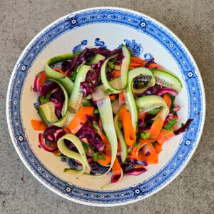 Crunchy Rainbow Vegetable Salad