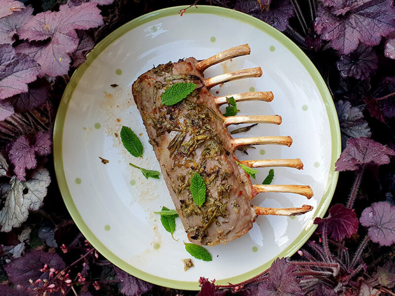 Herby Roasted Rack of Lamb
