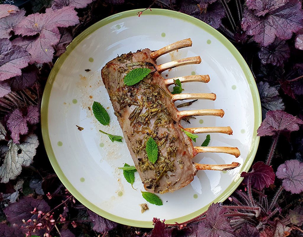 Herby Roasted Rack of Lamb