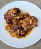Air Fryer Teriyaki Chicken Thighs Stuffed with Mushrooms
