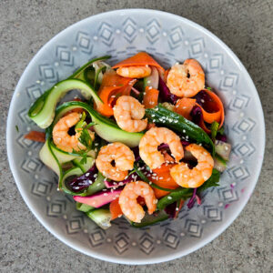Asian-Style Prawn and Vegetable Salad