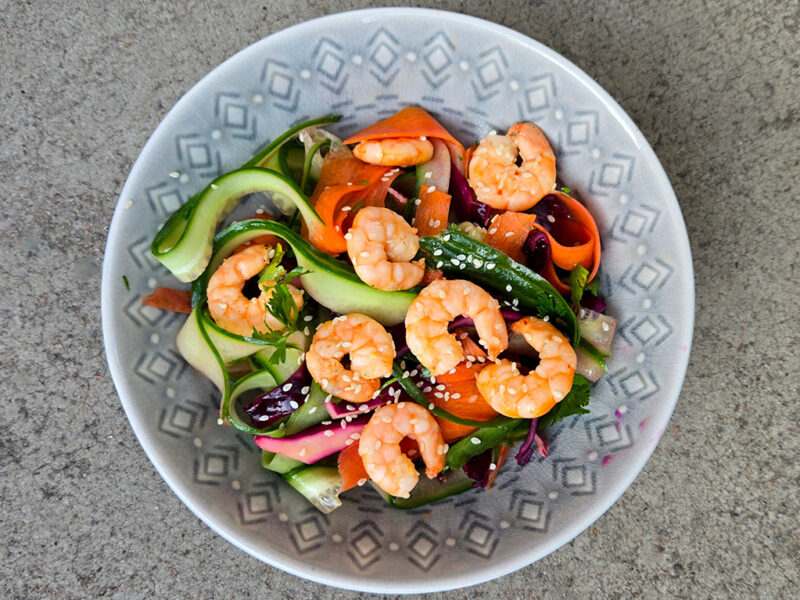 Asian-Style Prawn and Vegetable Salad
