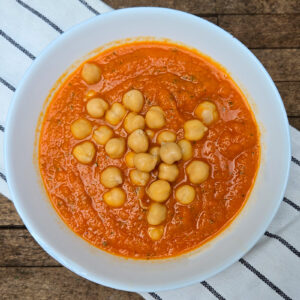 Carrot and Chickpea Soup
