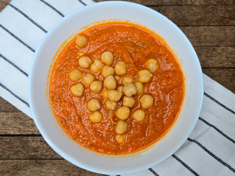 Carrot and Chickpea Soup