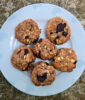 Cherry and Almond Oat Cookies
