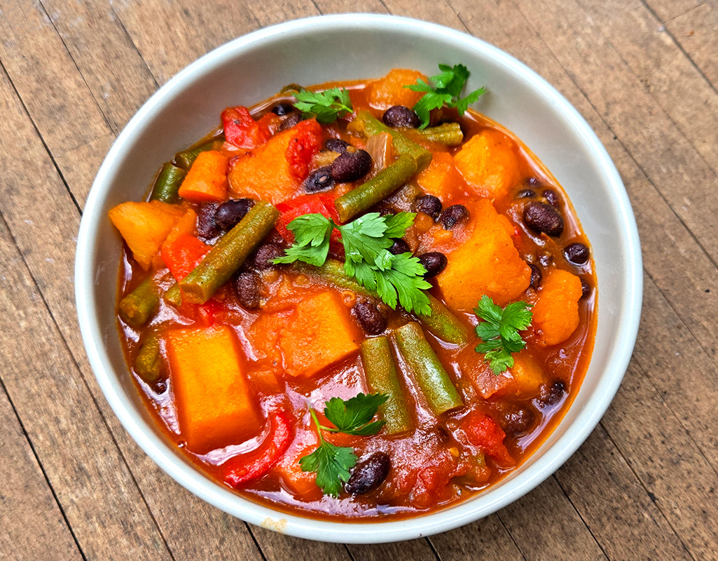 Mexican-Style Bean and Potato Stew
