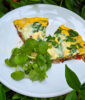 Mushroom and Watercress Frittata