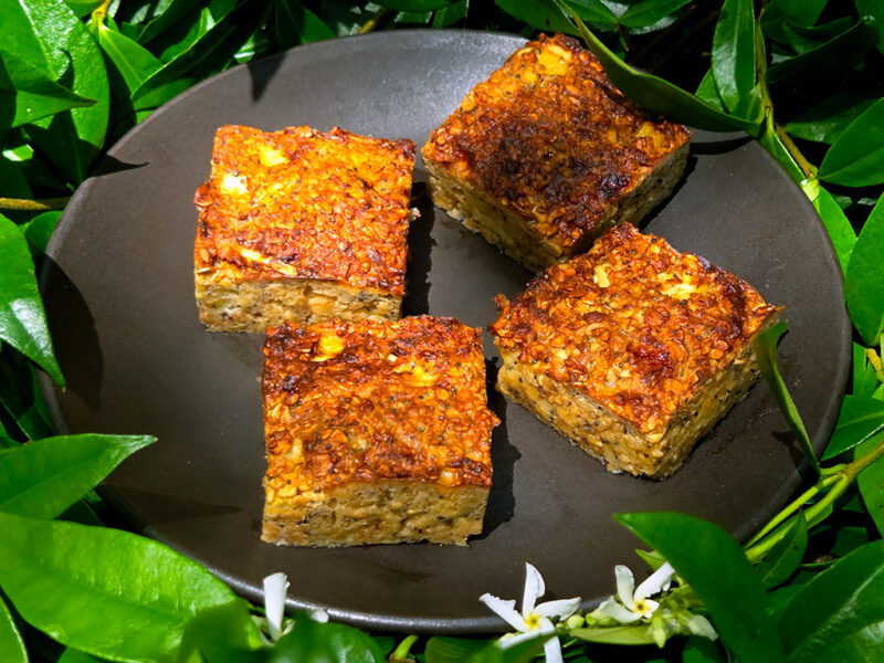 Pineapple Oat Slices