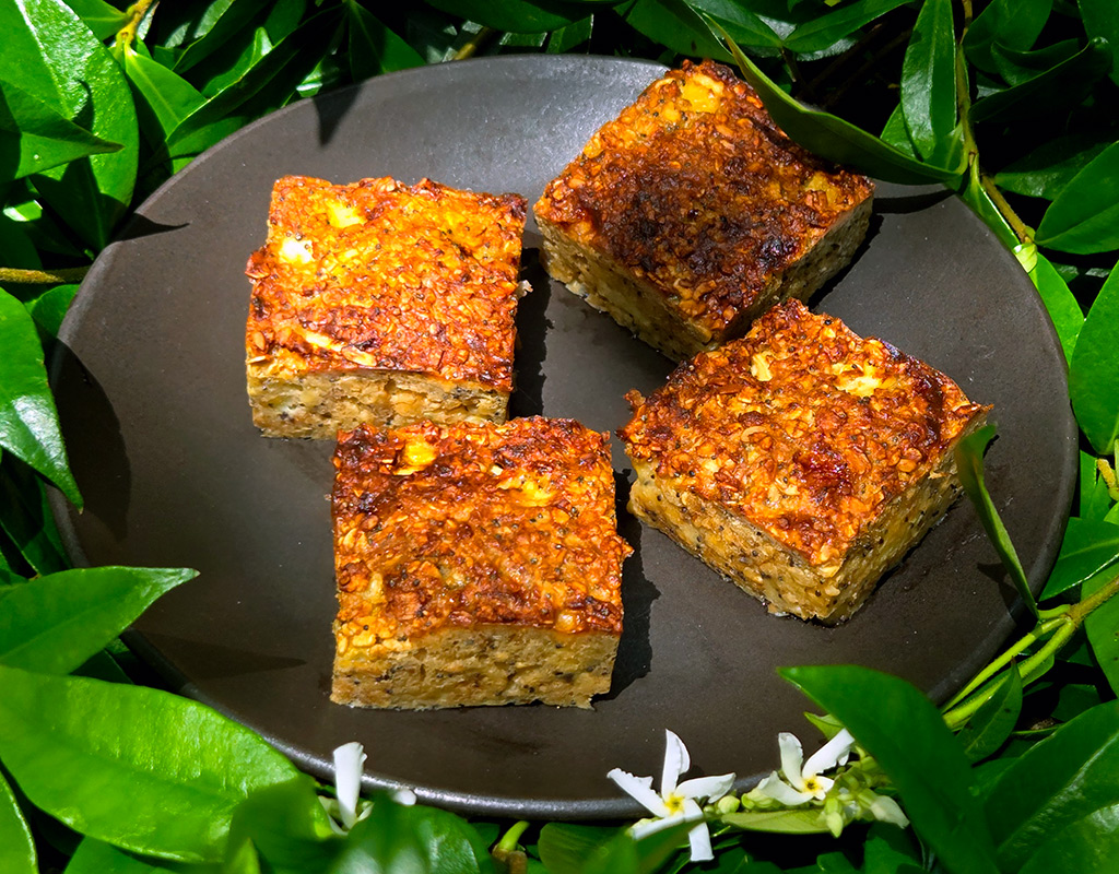 Pineapple Oat Slices