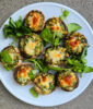 Prawn and Courgette Stuffed Mushrooms