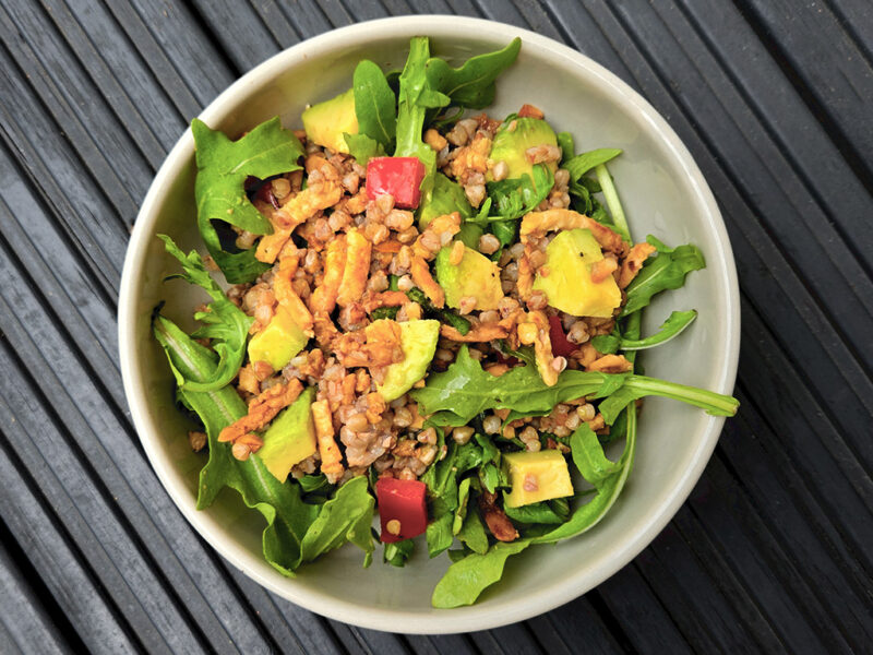 Tempeh and Buckwheat Salad