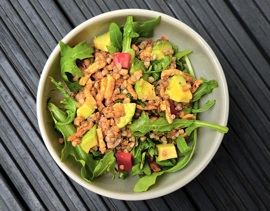 Tempeh and Buckwheat Salad