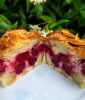 Blackberry and Almond Croissant Pudding