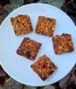Blackberry and Ginger Oat Slices
