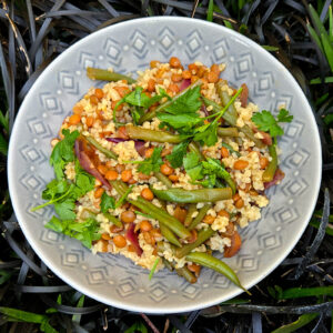 Bulgur, Green Bean and Lentil Salad