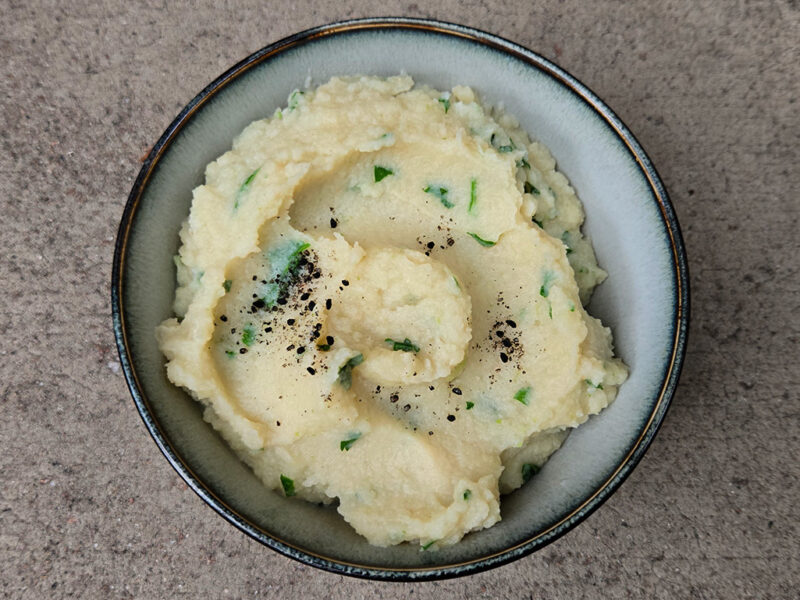 Cauliflower and Cannellini Bean Mash