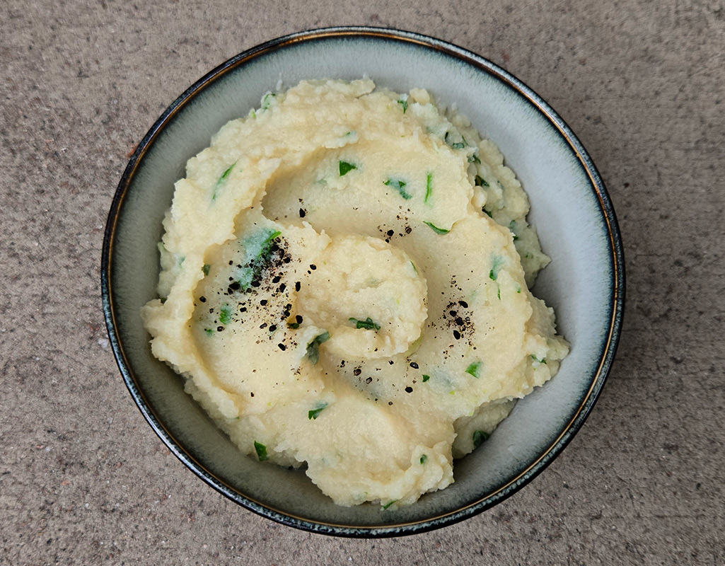 Cauliflower and Cannellini Bean Mash