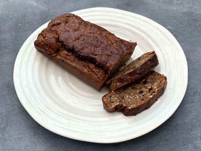 Cherry and Chocolate Banana Loaf Cake