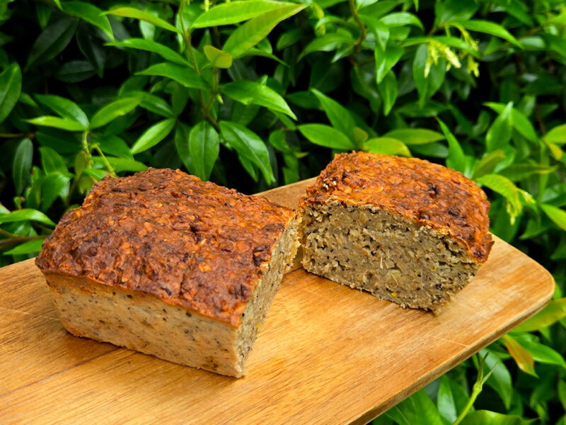 Lemon and Poppy Seed Banana Cake