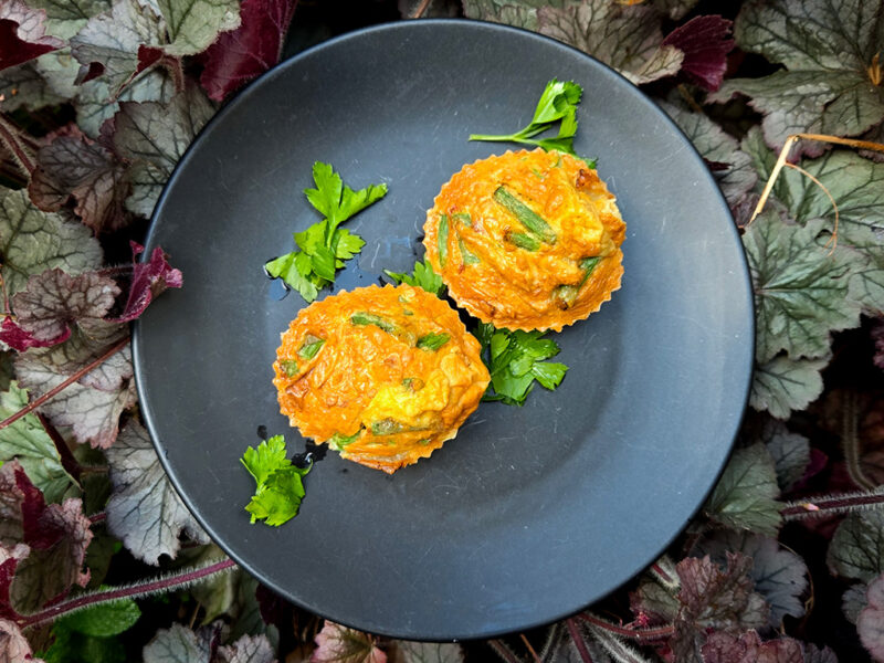 Tempeh and Green Bean Egg Muffins