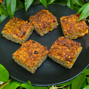 Apricot and Pistachio Oat Slices
