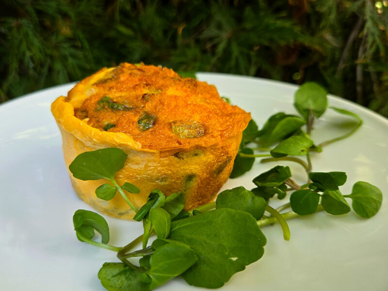 Asparagus and Mozzarella Egg Cups