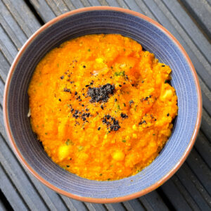 Curried Carrot and Chickpea Soup