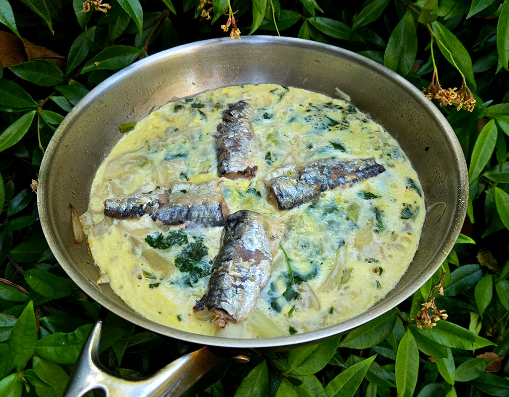 Fennel and Sardine Frittata
