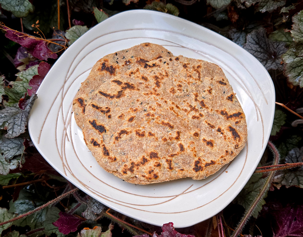 Daniel Fast Garlic Flatbread